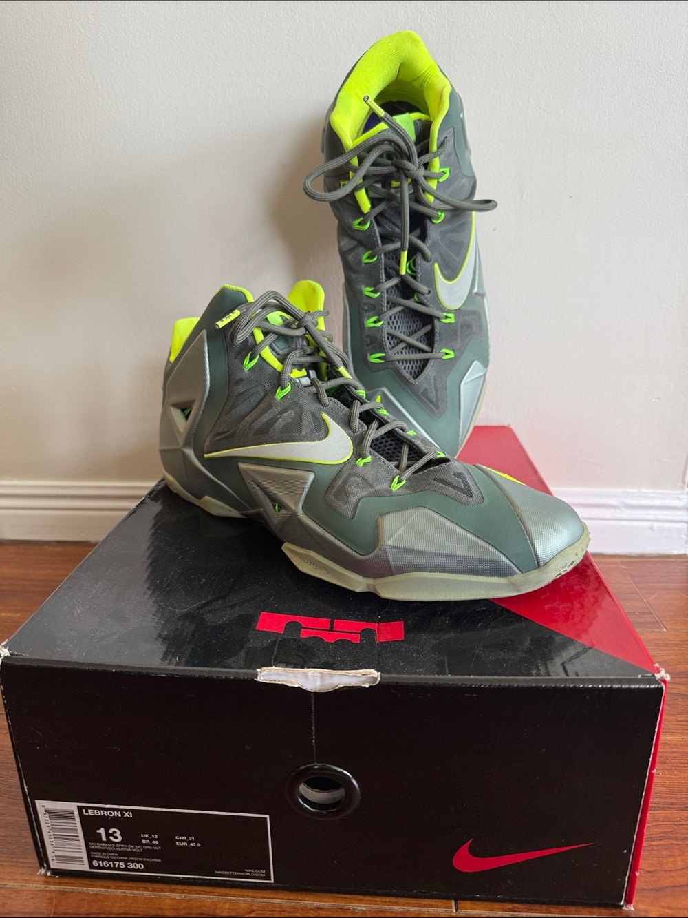LeBron 11 Xi Dunkman Nike size 13 basketball shoes